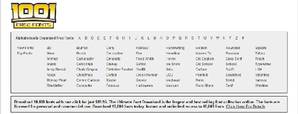 GetFonts-1001-Página de inicio