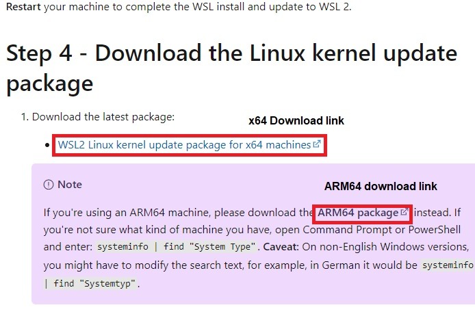 Paquete de actualización de Windows Linux Ext4 Wsl Linux