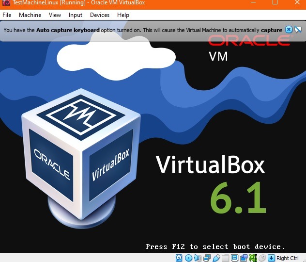 Windows Linux Ext4 Virtualbox en ejecución