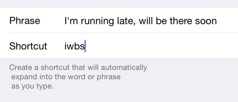 How To Use Text Shortcuts in iOS