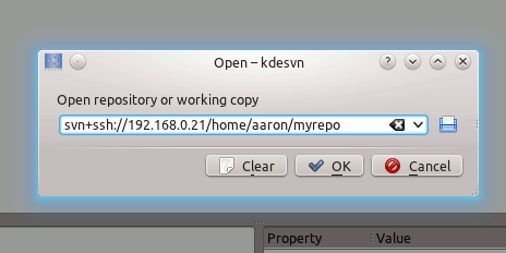 kdesvn-opensvnssh