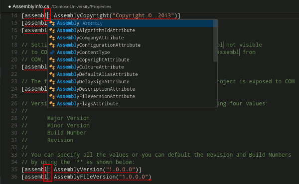 Selección múltiple y cursores en VS Code.