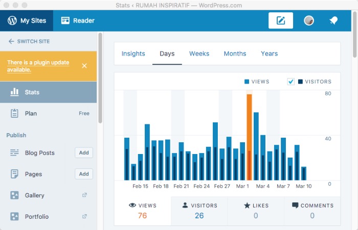 Wordpress Desktop -mte- mi sitio - rumins