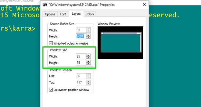 Personalizar-Command-Prompt-ventana-tamaño