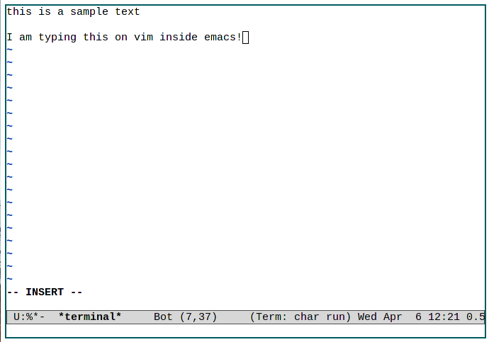 5 trucos de Emacs 06 Vim dentro de Emacs