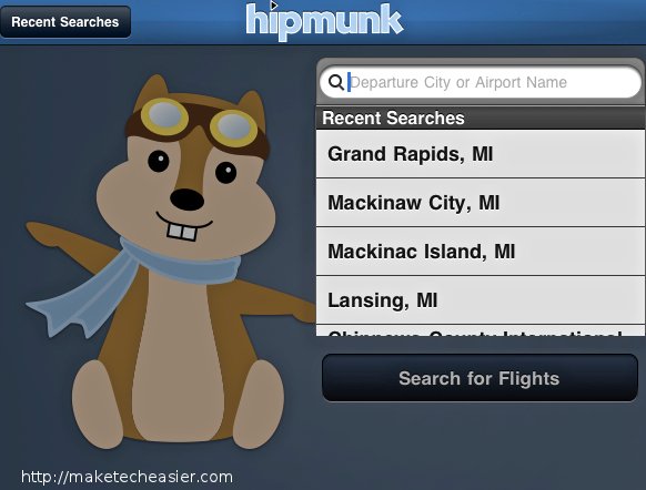 Hipmunk-reciente