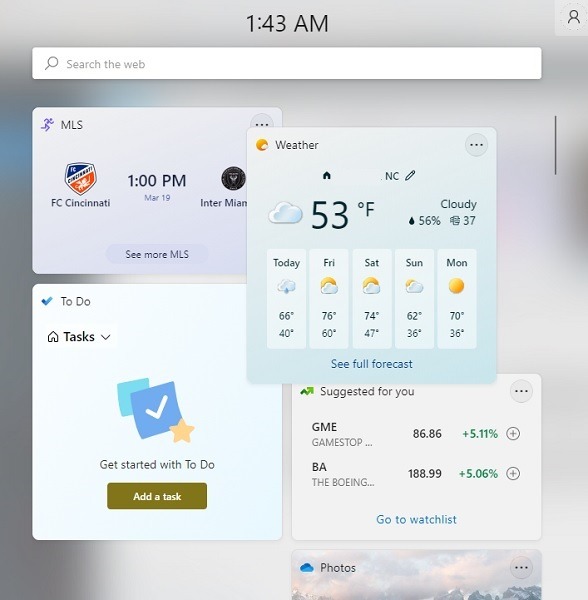 Todo lo que necesita saber sobre los widgets de Windows 11 Personalizar Mover