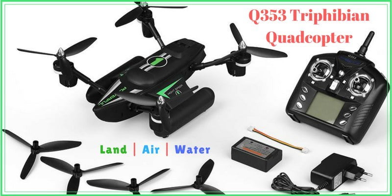 WLtoys Q353 Triphibian Quadcopter - Review and Giveaway