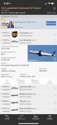 Comprobar vuelos Aplicaciones Iphone Flightradar24