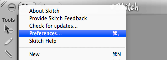 Skitch - Preferencias