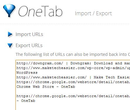 onetab-importar-exportar-urls