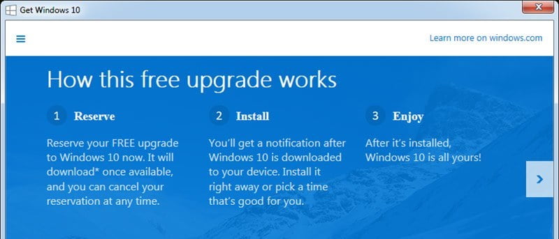 How to Remove Get Windows 10 Icon in Windows