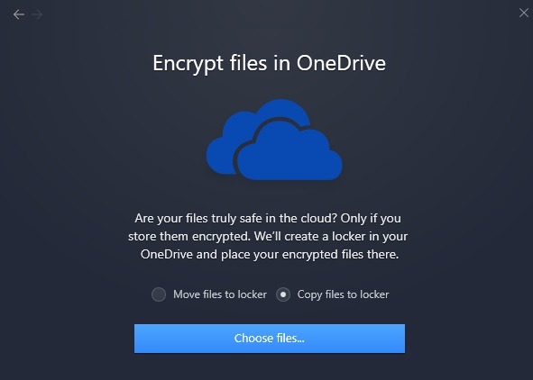 Nordlocker Copiar archivos de Onedrive 1