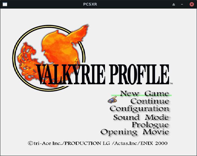 PCSXR ejecutando el perfil de Valkyrie