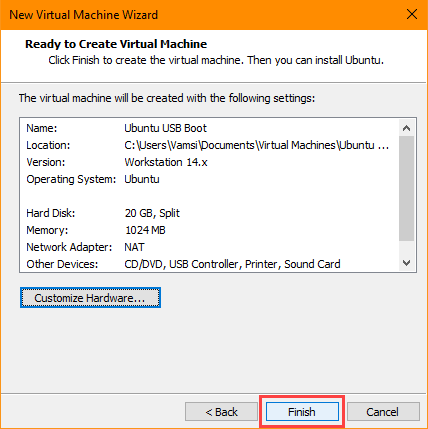 usb-boot-vmware-clic-finalizar