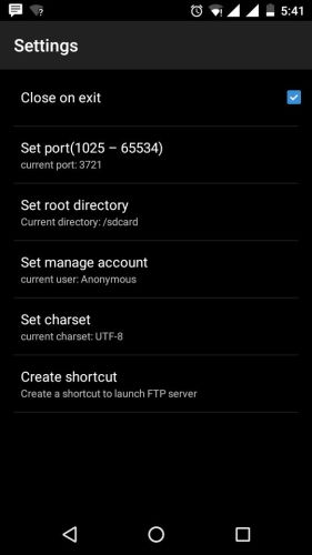 es-file-explorer-configuración predeterminada