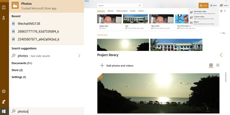 Microsoft Photos Video Editing Mode Featured