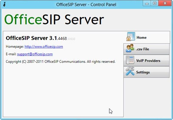 Administración de usuarios del servidor OfficeSIP