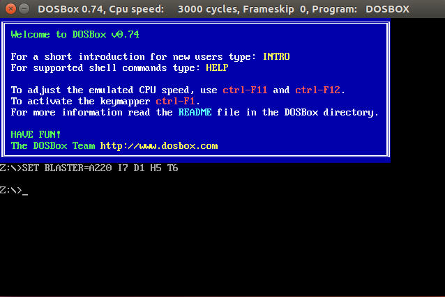 Emulador de DOSBox