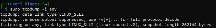 Tcpdump Cualquier captura de interfaces