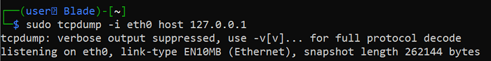 Captura de tráfico del host Tcpdump