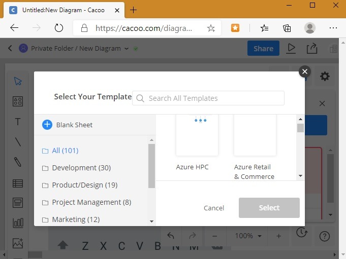 Diagrama Software Cacoo 1