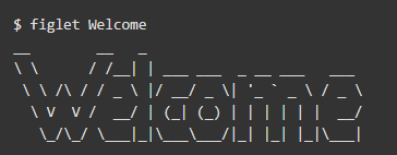 Linux-figlet-bash-comando
