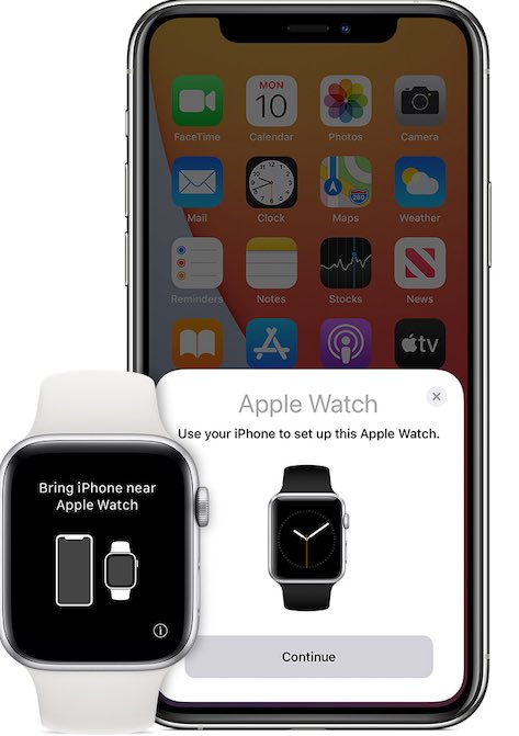 Cambiar Apple Watch Iphone Configurar emparejar pantalla