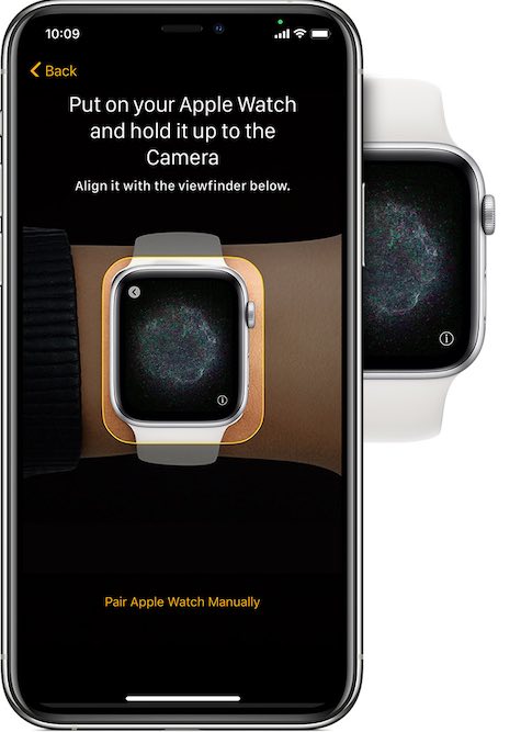 Cambiar la pantalla de configuración de Apple Watch Iphone