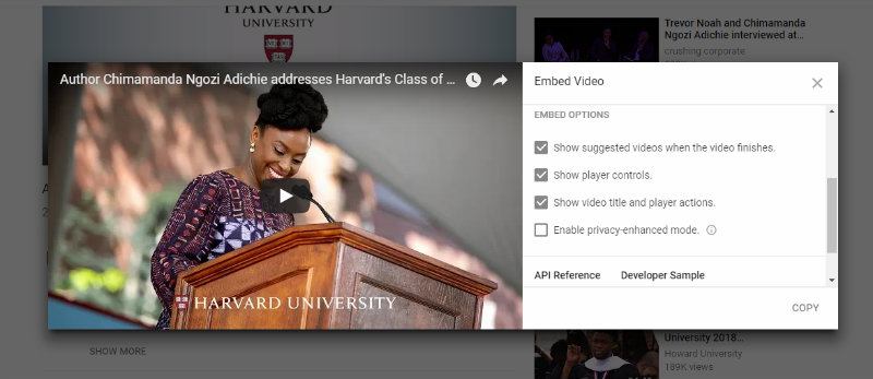 incrustar-videos-de-youtube-en privado-visual-harvard-desmarcar