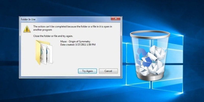 Cómo forzar la eliminación de archivos imborrables en Windows