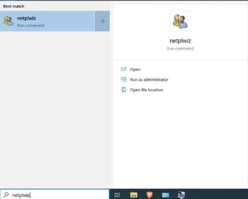 Cambiar el nombre para mostrar en Windows 10 usando Netplwiz