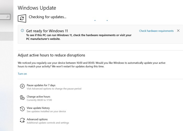 Windows11 Revertir Windows10 PC Buscar actualizaciones