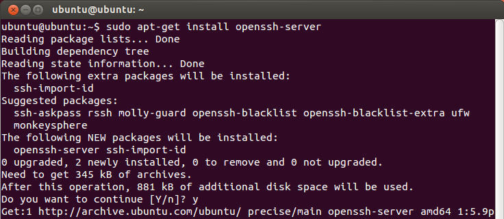 Instale OpenSSH en Linux.