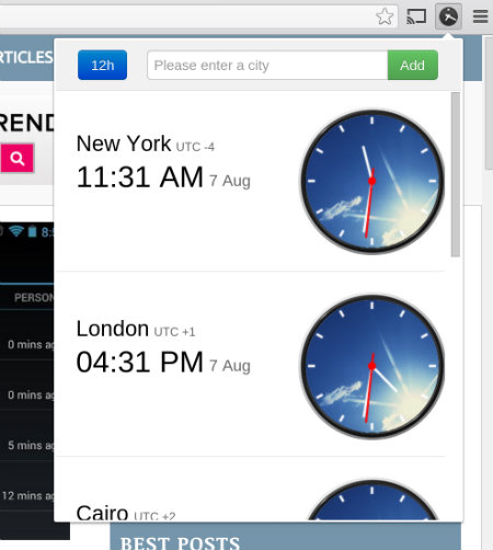 ChromeClocks-AwesomeClock