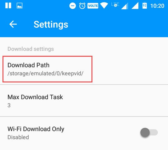 keepvid-android-toque-descarga-ruta-opción
