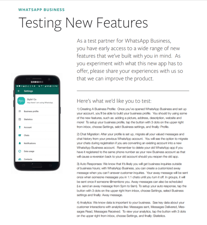 whatsapp-business-testing-new-features