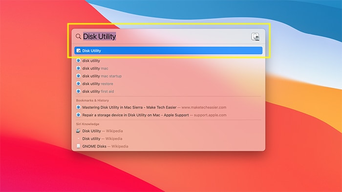 Permisos de disco Macos Spotlight Buscar