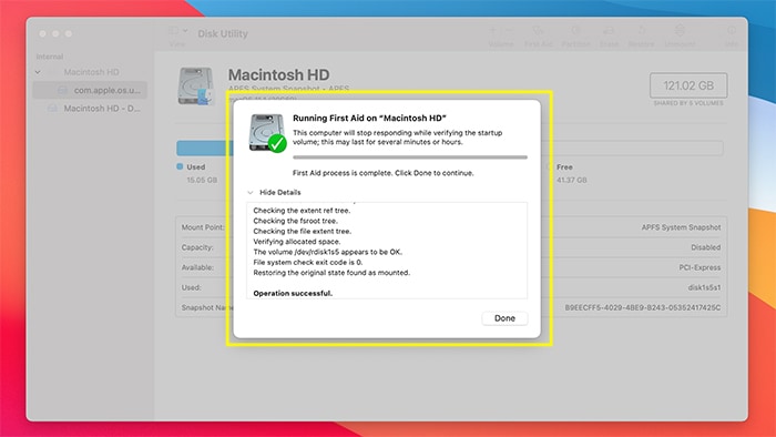 Permisos de disco MacOS Listo