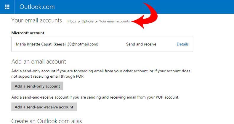 popmailoutlook-sus correos electrónicos