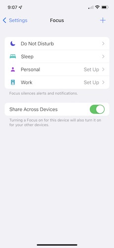 Actualización suave Ios 15 Focus