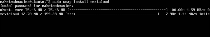 nextcloud-ubuntu-servidor-snap-paquete