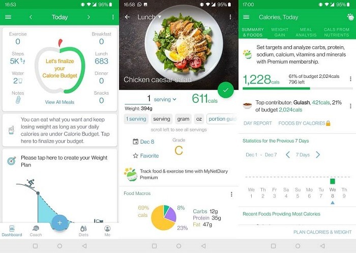 Apps Móviles Stay Contador de Calorías App