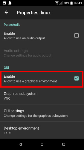 install-linux-deploy-android-habilitar-gui