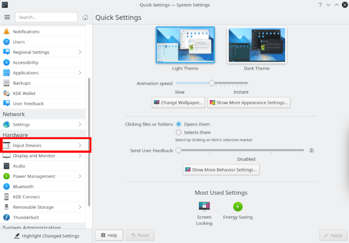 Disposición del teclado 03 Configuración de Kde