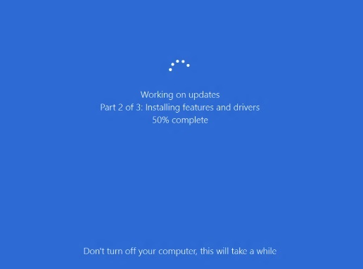 Windows-10-actualización-atascado-después de reiniciar