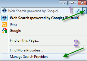 Win7ie-administrar-proveedores de búsqueda
