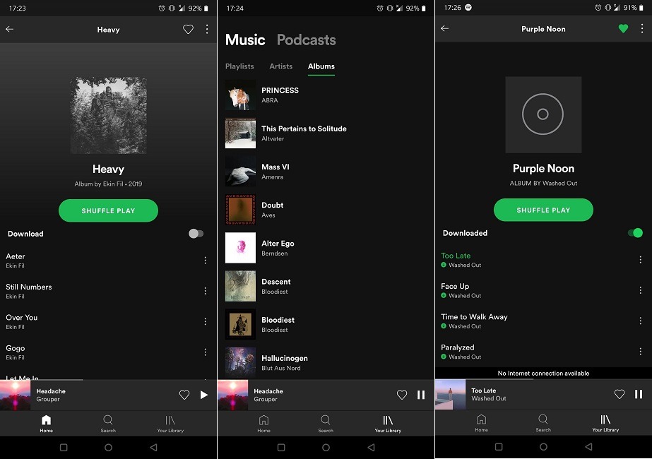 Las mejores aplicaciones sin conexión Usar Spotify