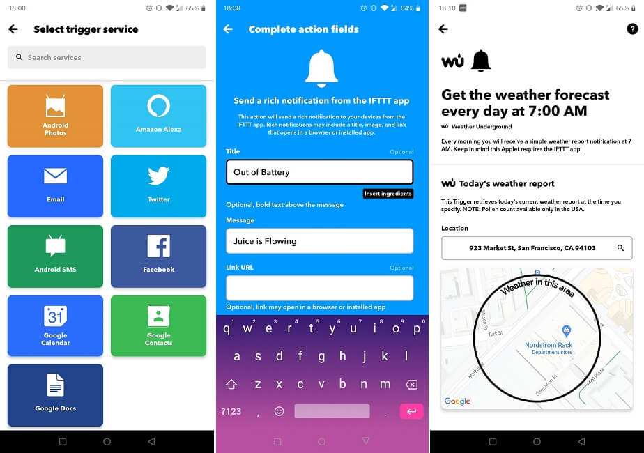 Las mejores alternativas de Tasker Ifttt