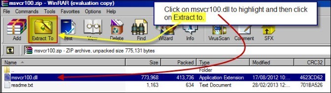 msvcr100dll-extraer-archivo zip